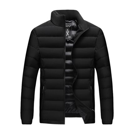 Men's Lightweight Puffer Jacket - Packable Quilted Padded Stand Collar Coat