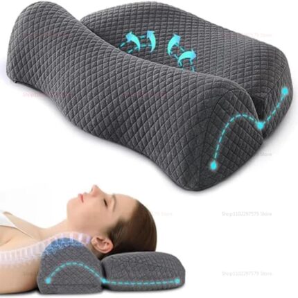 Cervical Neck Traction Pillow & Relaxer - Posture Corrector for Spinal Alignment